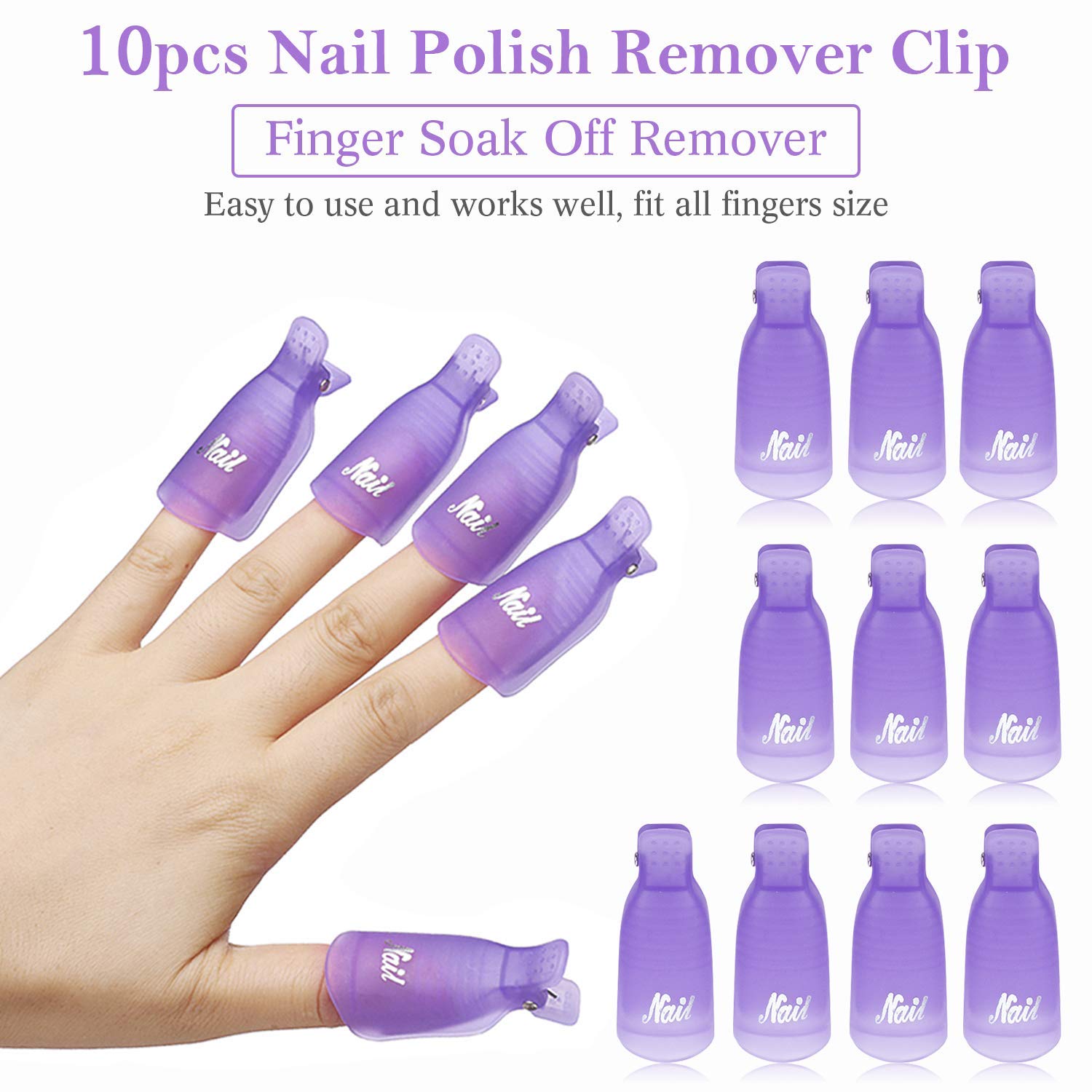 Nail Art Ideas - LULAA 10Pcs/16Pcs Plastic Acrylic Nail Art