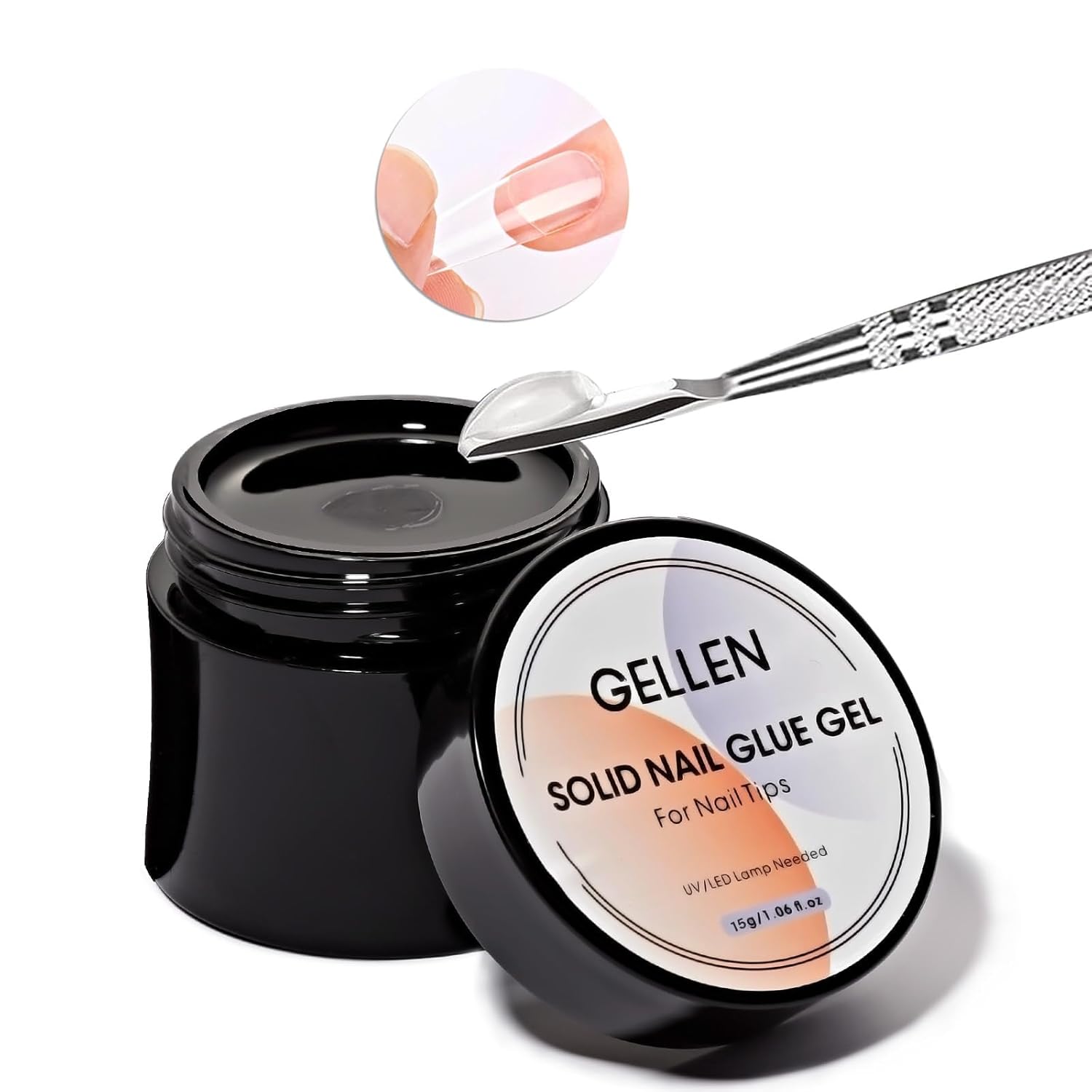 Nail Art Ideas - GELLEN Nail Solid Glue Builder Clear