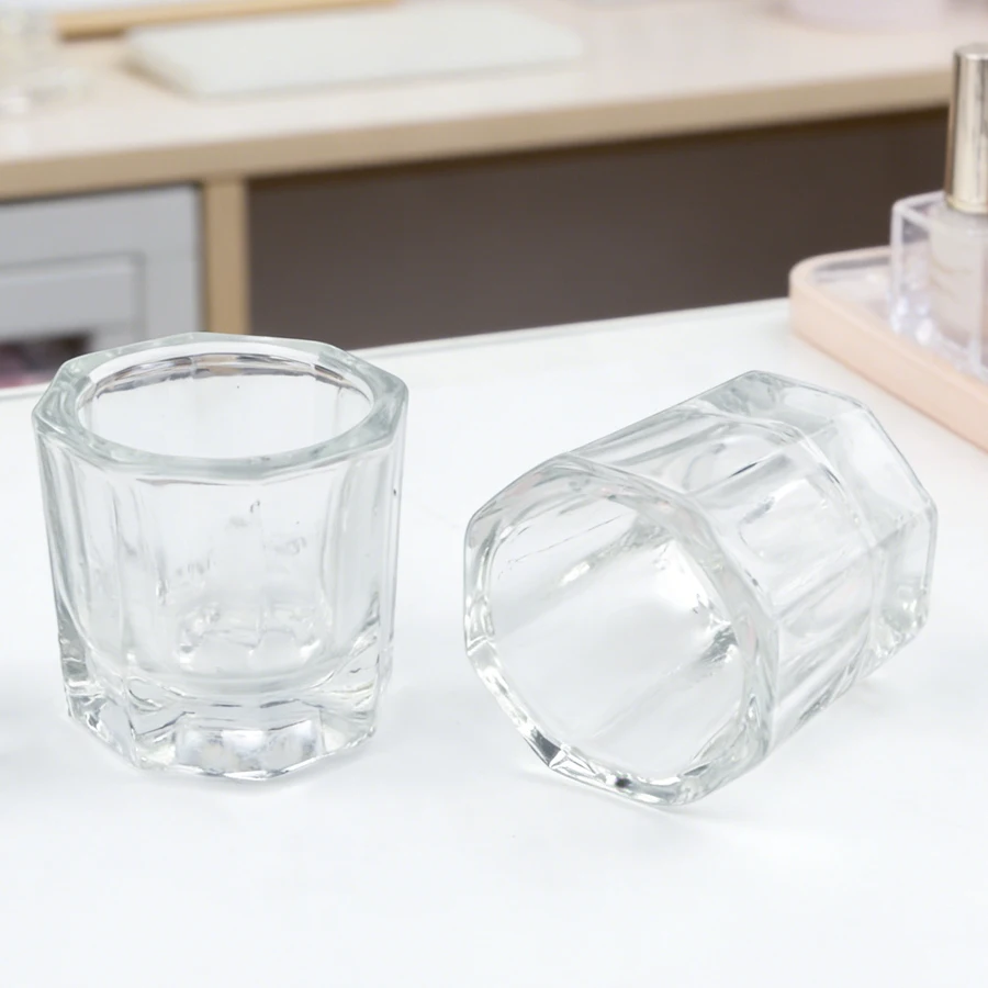 Nail Art Sch - 1Pc Mini Crystal Glass, Clear Acrylic