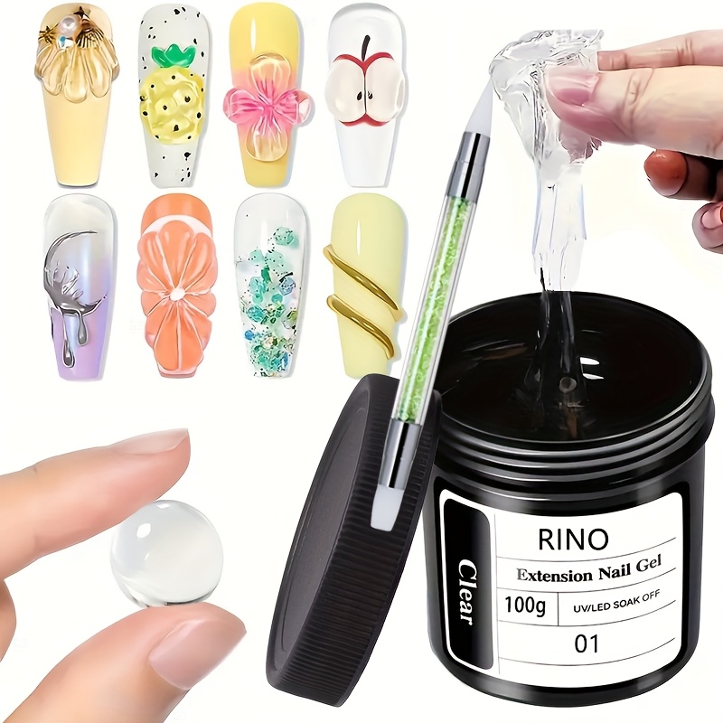 Nail Art Ideas - 100g Clear Non-Stick Hand Extension Nail