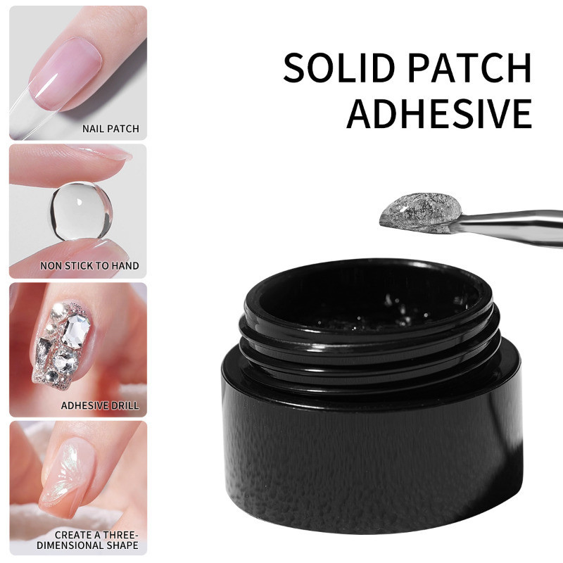 3pcs/set Solid Nail Tips Gel S - Nail Art Full Color recension och pris