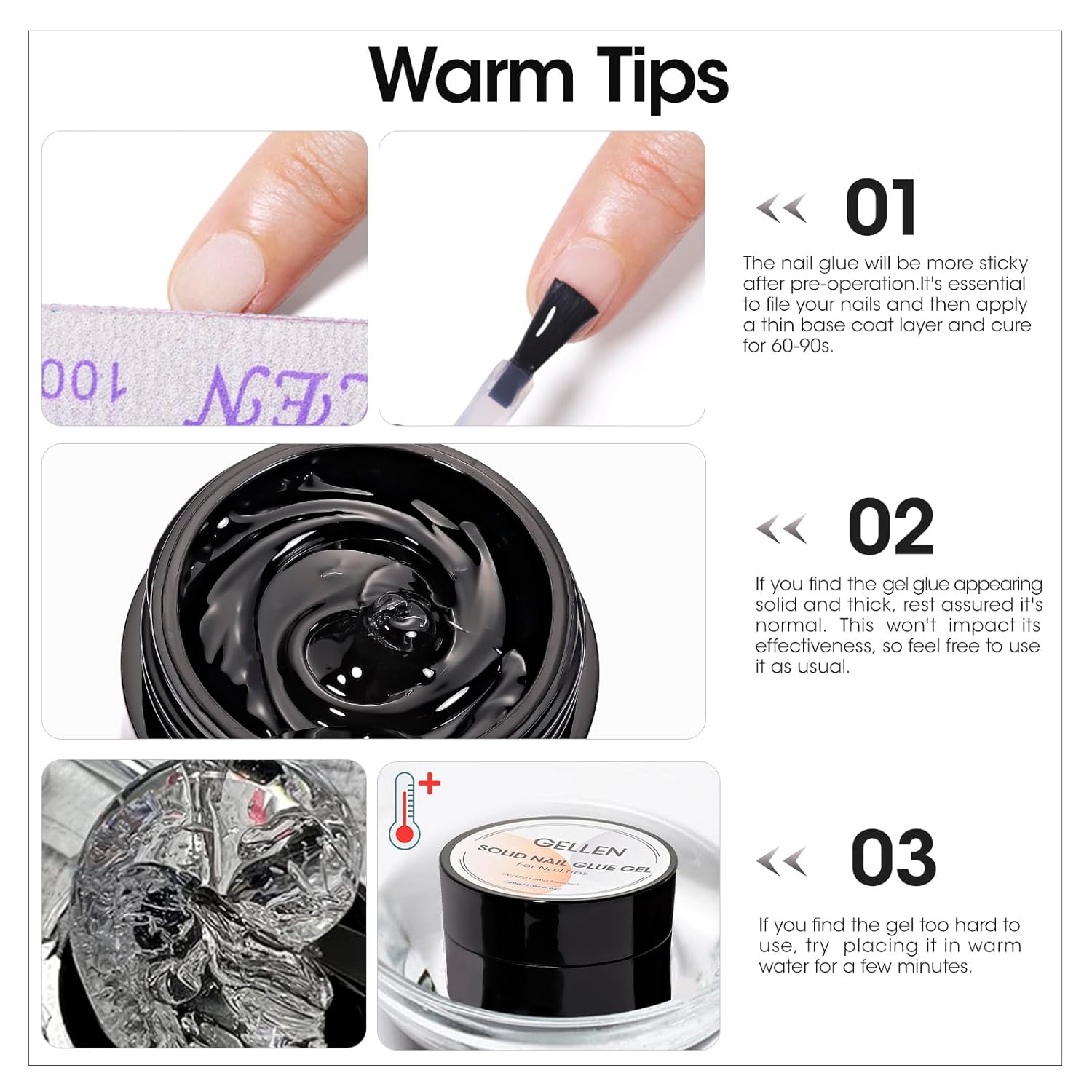 GELLEN Nail Solid Glue Builder - Nail Art Ideas recension och pris