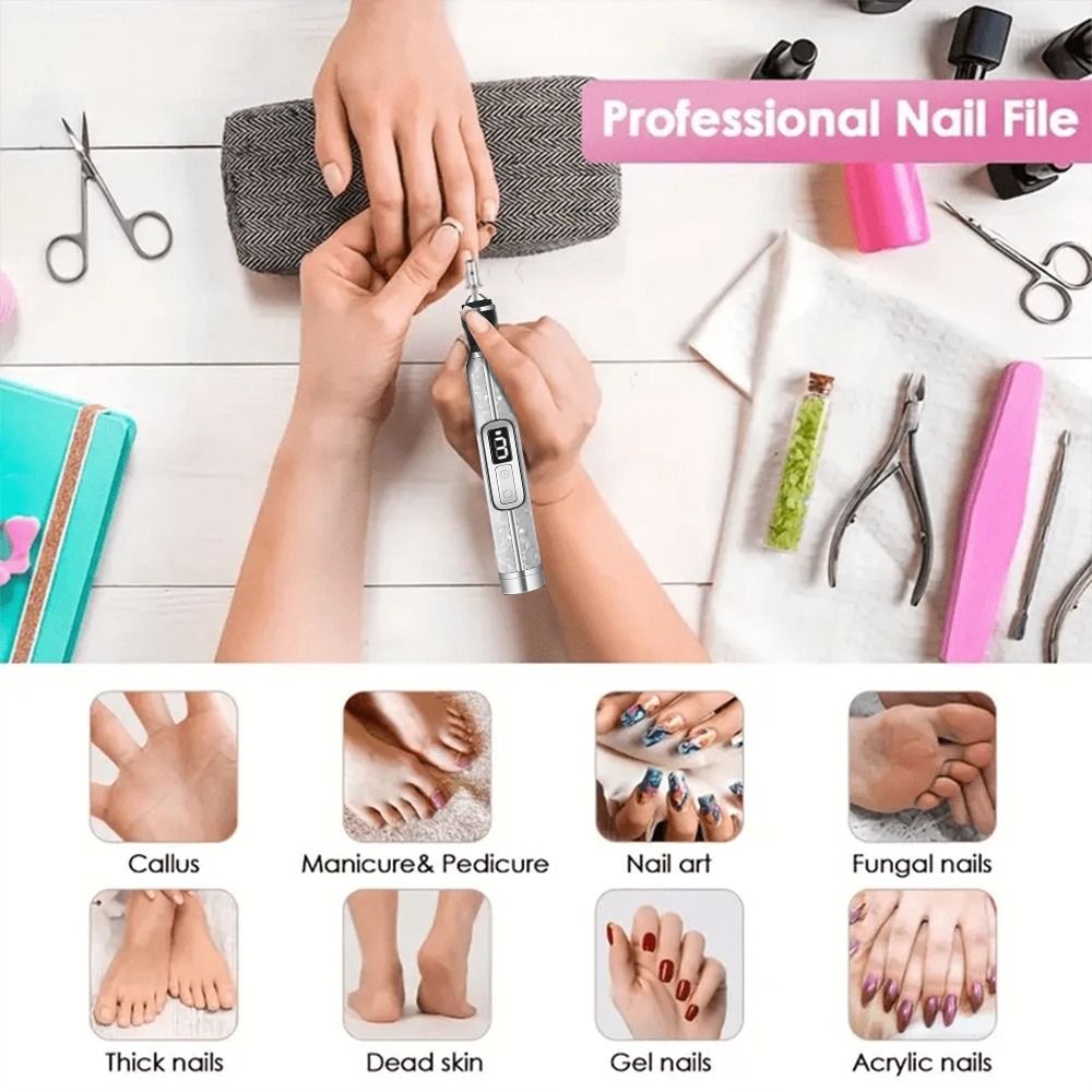 Low Noise Electric Nail Drill  - Nail Drill Machine recension och pris