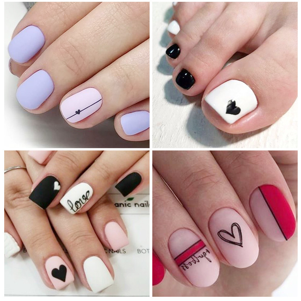 Nail Art Decals Love Hearts Le - Nail Art Valentine recension och pris