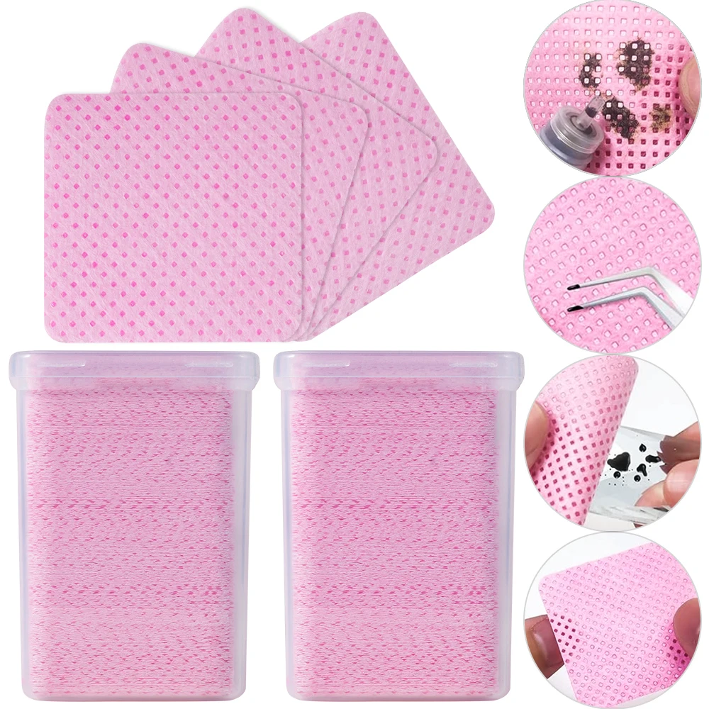 200Pcs Pink Lint-Free Nail Pol - Nail Art Ideas recension och pris