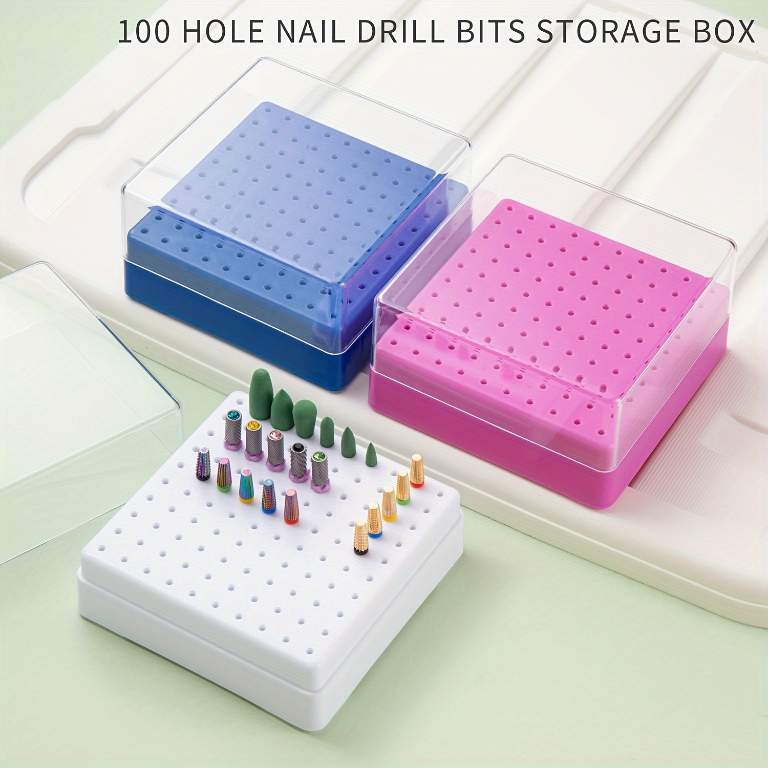30/100 Hole 1PC of Various Sty - Nail Drill Machine recension och pris