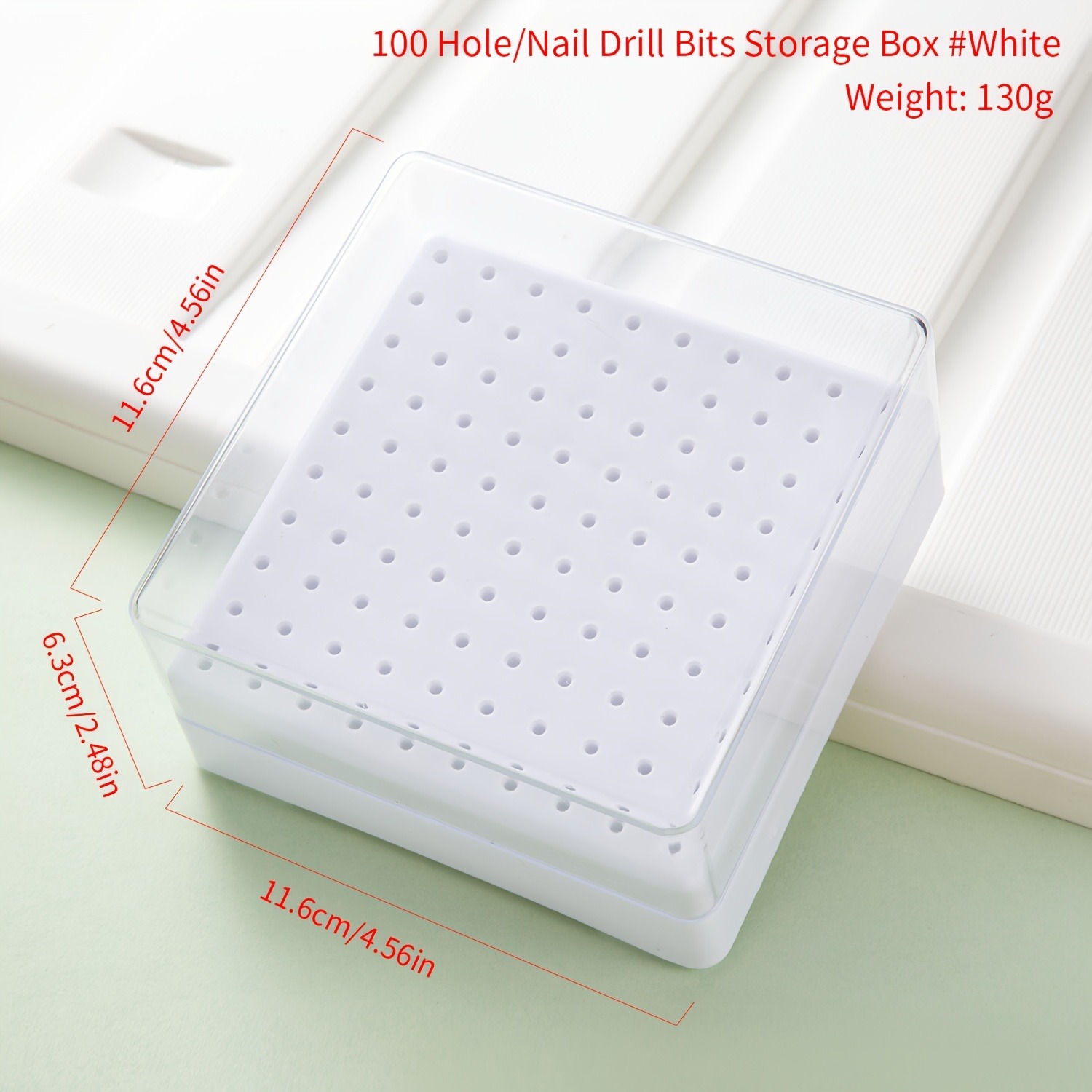 30/100 Hole 1PC of Various Sty - Nail Drill Machine recension och pris