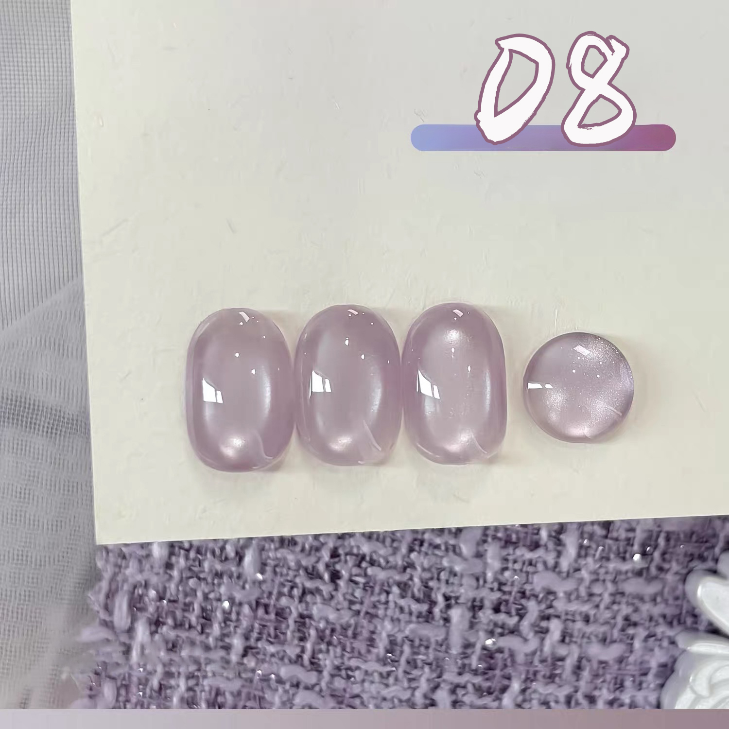 1pcs TC 2026 New Gentle Taro P - Nail Art Lilac recension och pris