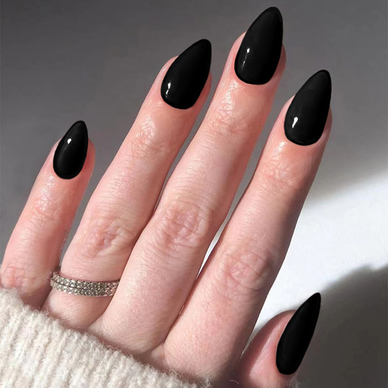 24pcs Solid Color False Nails  - Nail Art Full Color recension och pris