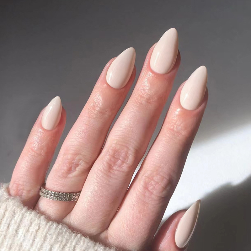 24pcs Solid Color False Nails  - Nail Art Full Color recension och pris