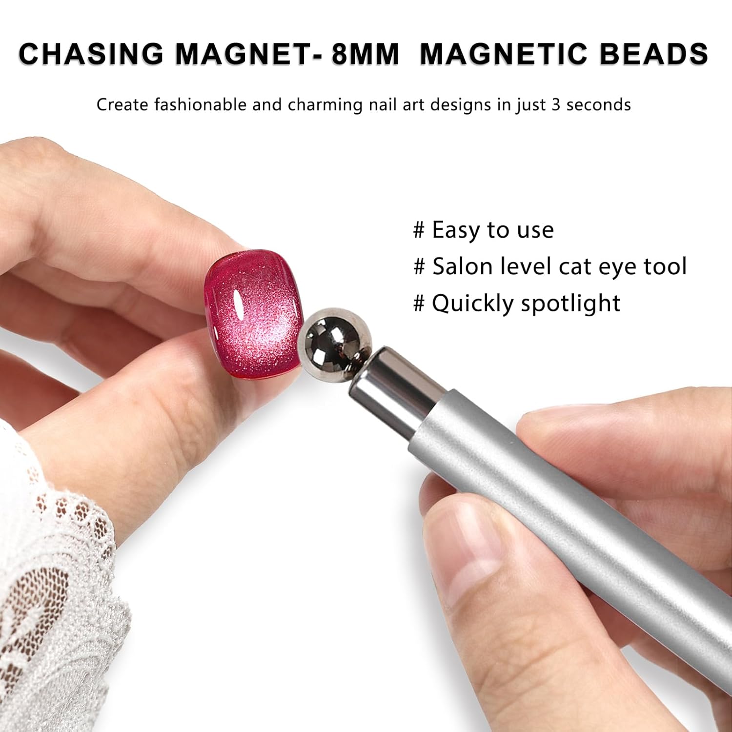 11Pcs Cat Eye Nail Art Magnet  - Nail Art Full Color recension och pris