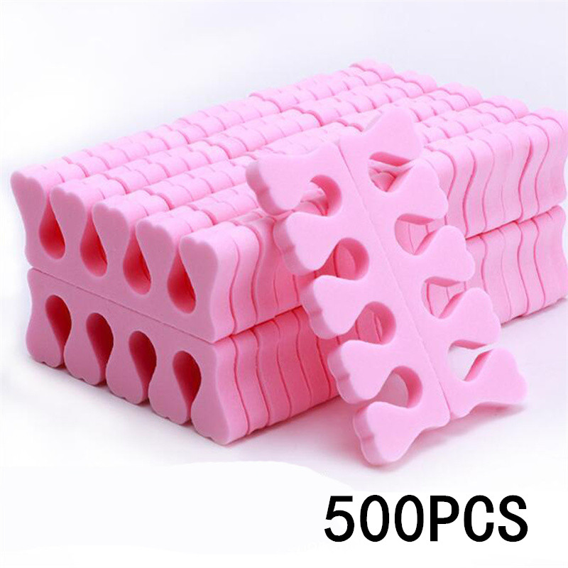 50/100/500pcs Pink Sponge Fing - Nail Art Sch recension och pris