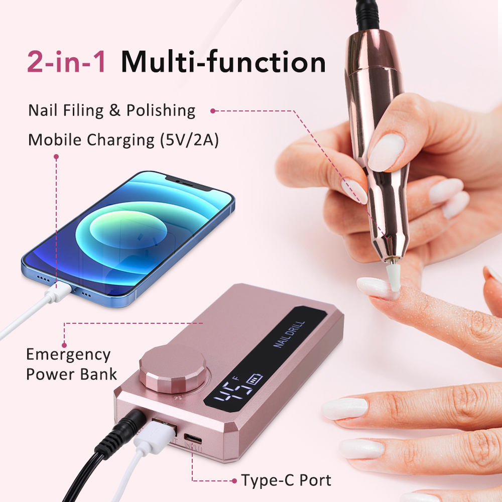 Electric Nail Drill Machine 45 - Nail Drill Machine recension och pris