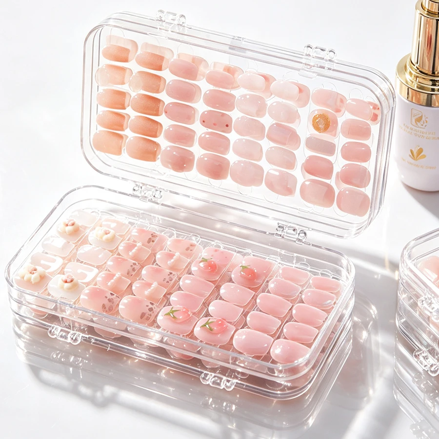 Clear Foldable Press On Nail S - Nail Art Sch recension och pris