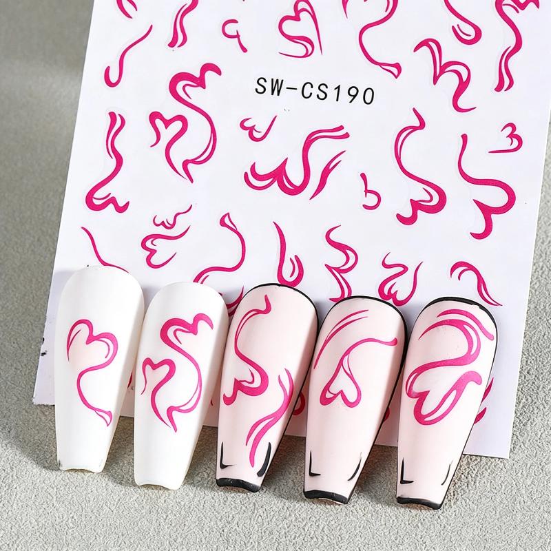 2Sheets Sweet Nail Art Sticker - Nail Art Valentine recension och pris