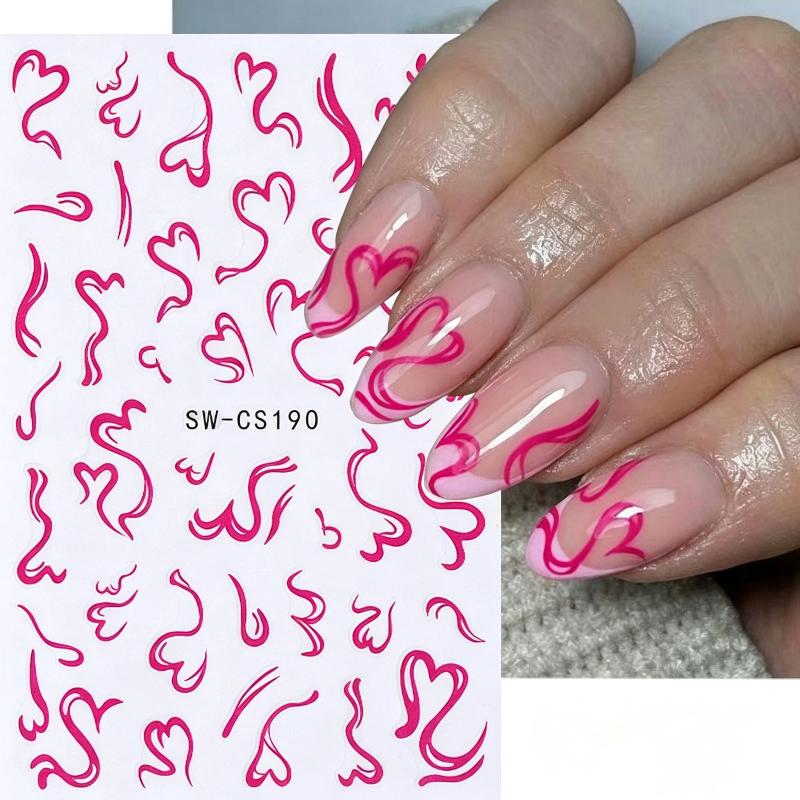 2Sheets Sweet Nail Art Sticker - Nail Art Valentine recension och pris