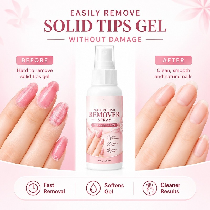 Nail Remover Spray Solid Nail  - Nail Art Ideas recension och pris