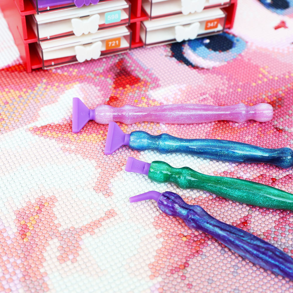 HOMFUN 5D Diamond Painting Pen - Nail Art Full Color recension och pris