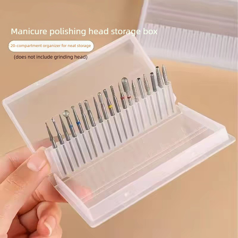 1/2/3PCS 20 Slots Clear Nail D - Nail Art Sch recension och pris