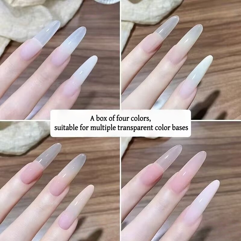 4 Colors Gradient pink ，nude P - Nail Art Ideas recension och pris