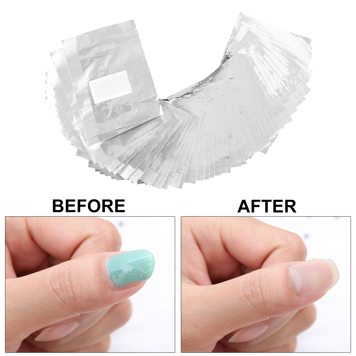 500/1000Pcs Aluminium Foil Gel - Nail Art Ideas recension och pris
